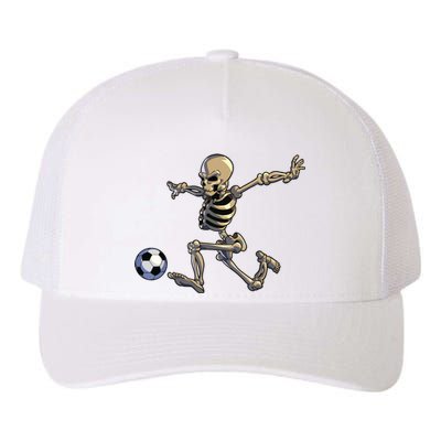 Soccer Skeleton Halloween Boy Soccer Player Halloween Yupoong Adult 5-Panel Trucker Hat