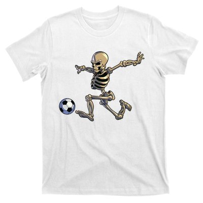 Soccer Skeleton Halloween Boy Soccer Player Halloween T-Shirt