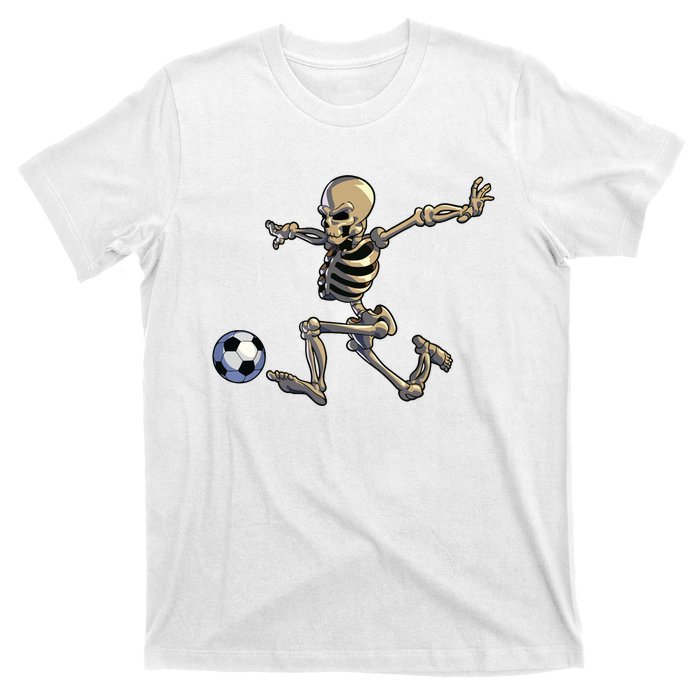 Soccer Skeleton Halloween Boy Soccer Player Halloween T-Shirt