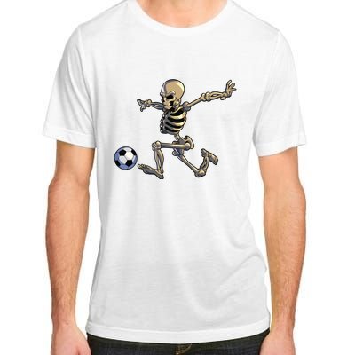 Soccer Skeleton Halloween Boy Soccer Player Halloween Adult ChromaSoft Performance T-Shirt