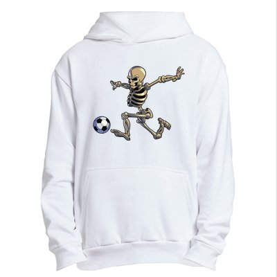 Soccer Skeleton Halloween Boy Soccer Player Halloween Urban Pullover Hoodie