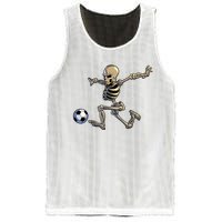 Soccer Skeleton Halloween Boy Soccer Player Halloween Mesh Reversible Basketball Jersey Tank