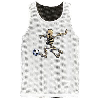 Soccer Skeleton Halloween Boy Soccer Player Halloween Mesh Reversible Basketball Jersey Tank