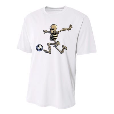 Soccer Skeleton Halloween Boy Soccer Player Halloween Performance Sprint T-Shirt