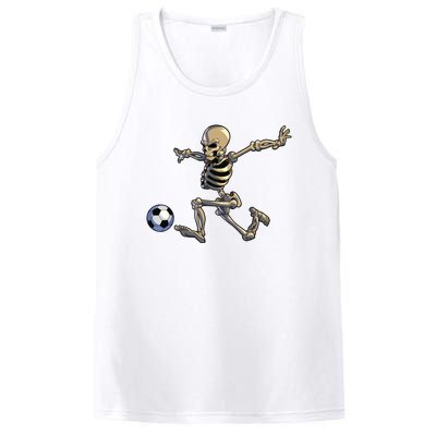 Soccer Skeleton Halloween Boy Soccer Player Halloween PosiCharge Competitor Tank