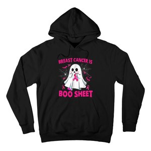 Spooky Support Halloween Breast Cancer Awareness Hoodie