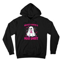 Spooky Support Halloween Breast Cancer Awareness Hoodie