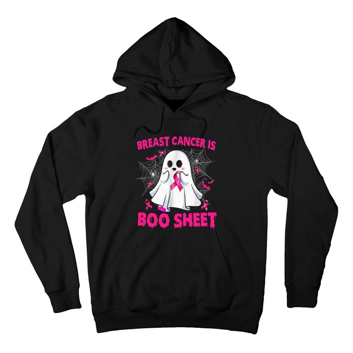 Spooky Support Halloween Breast Cancer Awareness Hoodie