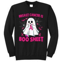 Spooky Support Halloween Breast Cancer Awareness Sweatshirt