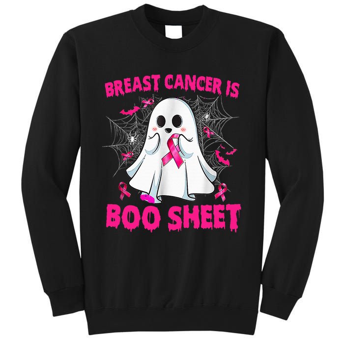 Spooky Support Halloween Breast Cancer Awareness Sweatshirt