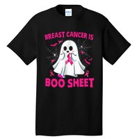 Spooky Support Halloween Breast Cancer Awareness Tall T-Shirt