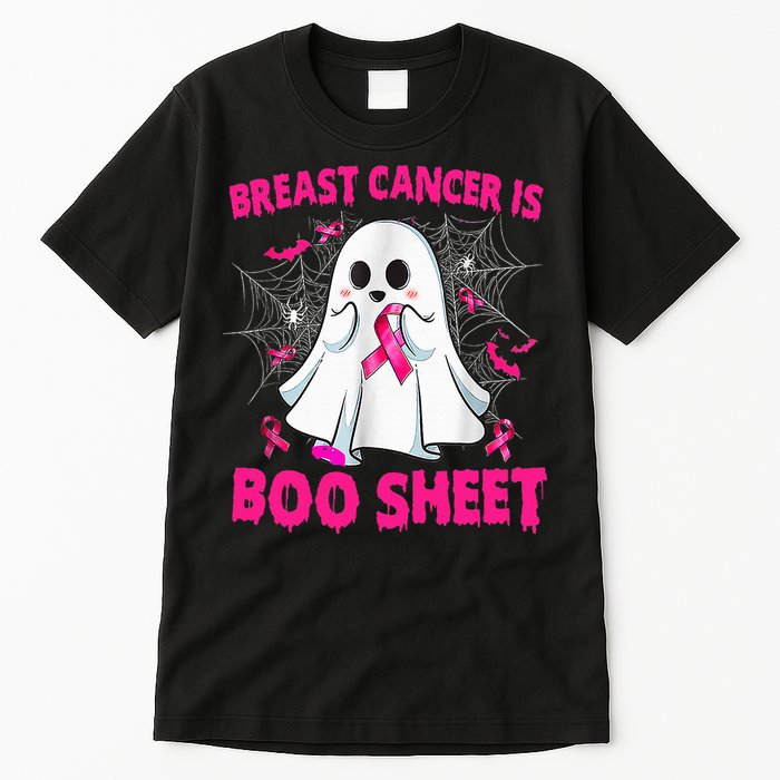 Spooky Support Halloween Breast Cancer Awareness Tall T-Shirt