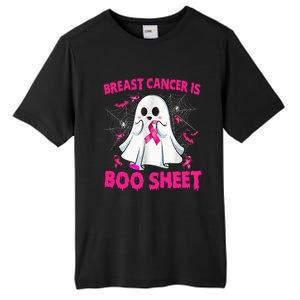 Spooky Support Halloween Breast Cancer Awareness Tall Fusion ChromaSoft Performance T-Shirt