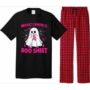 Spooky Support Halloween Breast Cancer Awareness Pajama Set