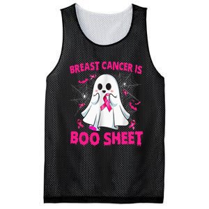 Spooky Support Halloween Breast Cancer Awareness Mesh Reversible Basketball Jersey Tank