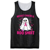 Spooky Support Halloween Breast Cancer Awareness Mesh Reversible Basketball Jersey Tank