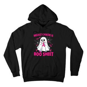 Spooky Support Halloween Breast Cancer Awareness Tall Hoodie