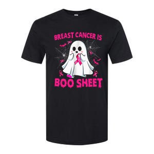 Spooky Support Halloween Breast Cancer Awareness Softstyle CVC T-Shirt