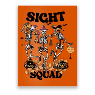 Sight Squad Halloween Optometry Technician Poster