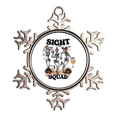 Sight Squad Halloween Optometry Technician Metallic Star Ornament