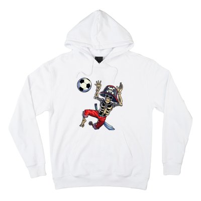 Soccer Skeleton Halloween Soccer Goalkeeper Pirate Halloween Hoodie