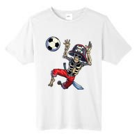 Soccer Skeleton Halloween Soccer Goalkeeper Pirate Halloween Tall Fusion ChromaSoft Performance T-Shirt