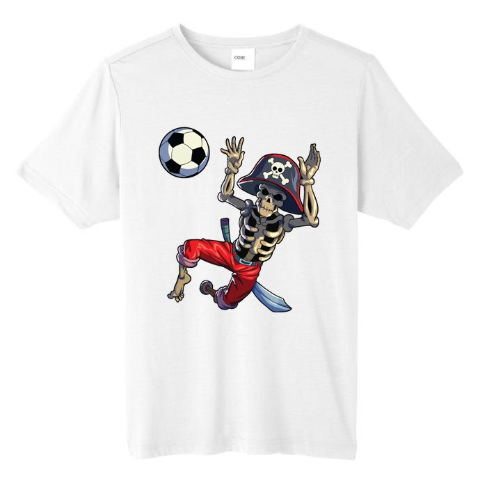 Soccer Skeleton Halloween Soccer Goalkeeper Pirate Halloween Tall Fusion ChromaSoft Performance T-Shirt