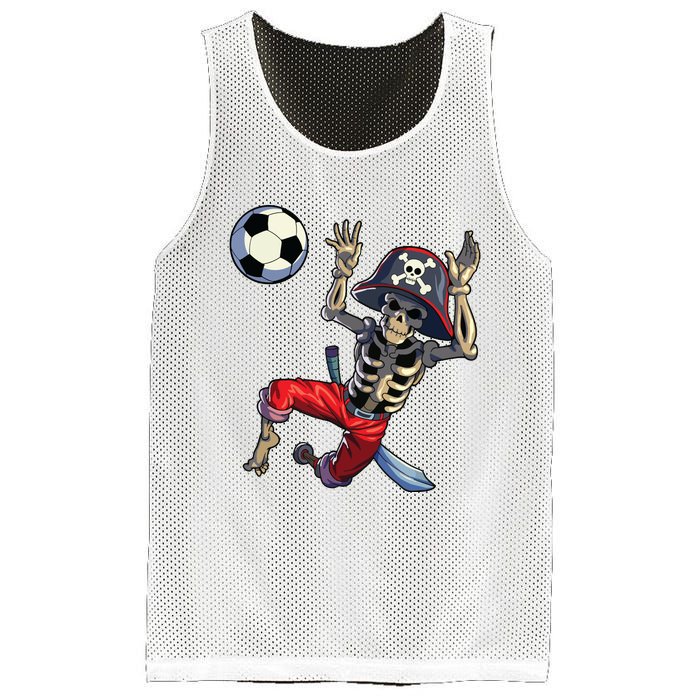 Soccer Skeleton Halloween Soccer Goalkeeper Pirate Halloween Mesh Reversible Basketball Jersey Tank