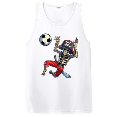 Soccer Skeleton Halloween Soccer Goalkeeper Pirate Halloween PosiCharge Competitor Tank