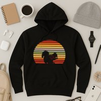 Scope Squirrel Hunter Vintage Retro Target Squirrel Hunting Hoodie