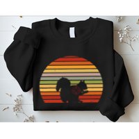 Scope Squirrel Hunter Vintage Retro Target Squirrel Hunting Sweatshirt