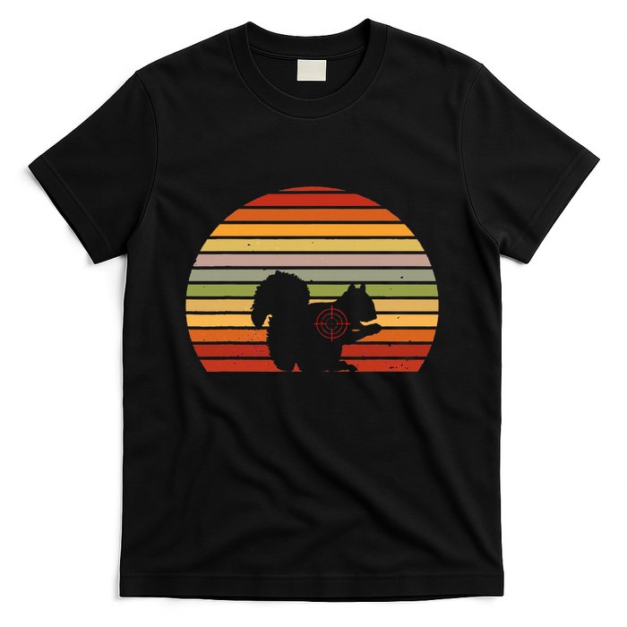Scope Squirrel Hunter Vintage Retro Target Squirrel Hunting T-Shirt