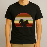 Scope Squirrel Hunter Vintage Retro Target Squirrel Hunting T-Shirt
