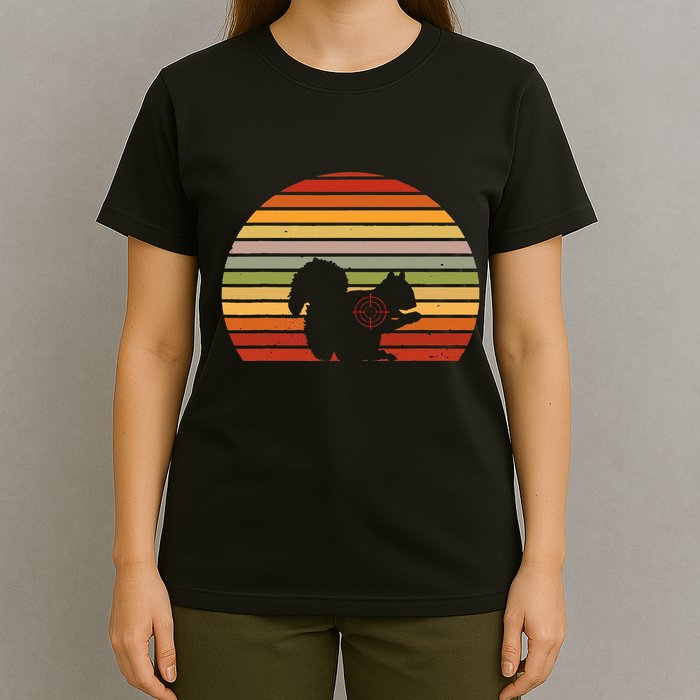 Scope Squirrel Hunter Vintage Retro Target Squirrel Hunting T-Shirt