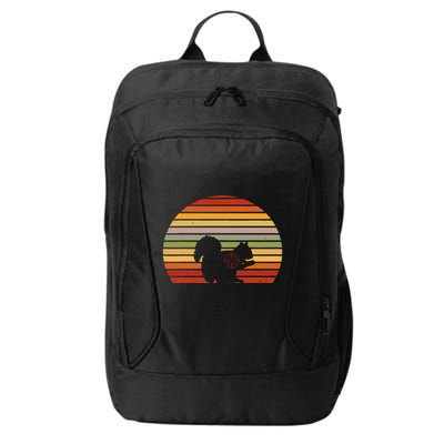 Scope Squirrel Hunter Vintage Retro Target Squirrel Hunting City Backpack