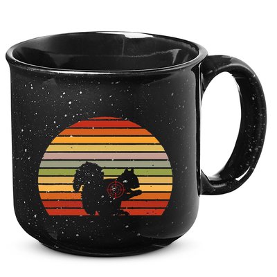 Scope Squirrel Hunter Vintage Retro Target Squirrel Hunting 15oz Campfire Ceramic Mug