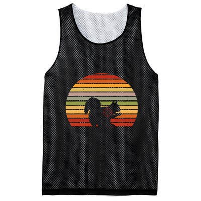 Scope Squirrel Hunter Vintage Retro Target Squirrel Hunting Mesh Reversible Basketball Jersey Tank