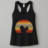 Scope Squirrel Hunter Vintage Retro Target Squirrel Hunting Womens Tank Top
