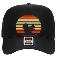 Scope Squirrel Hunter Vintage Retro Target Squirrel Hunting Trucker Hat