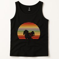 Scope Squirrel Hunter Vintage Retro Target Squirrel Hunting Tank Top