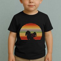 Scope Squirrel Hunter Vintage Retro Target Squirrel Hunting Toddler T-Shirt