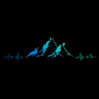 Ski Skis Heartbeat Mountains Retro Skiing Ecg Gift Impact Tech Backpack