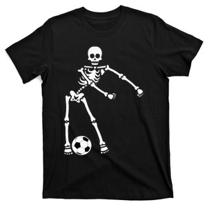 Skeleton Soccer Halloween Flossing Dance Costume Kids T-Shirt