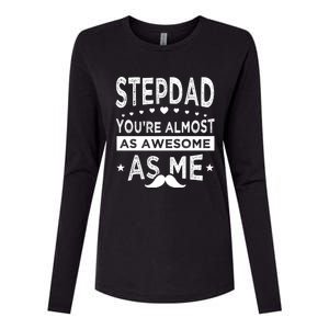 Stepdad Since Having Step Bonus Father Stepdad Gift Womens Cotton Relaxed Long Sleeve T-Shirt