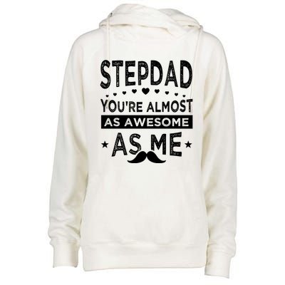 Stepdad Since Having Step Bonus Father Stepdad Gift Womens Funnel Neck Pullover Hood