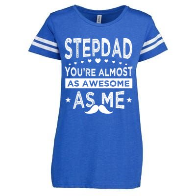 Stepdad Since Having Step Bonus Father Stepdad Gift Enza Ladies Jersey Football T-Shirt