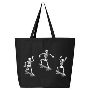 Skateboarding Skeletons Halloween Skateboard Tricks Lover Gift 25L Jumbo Tote