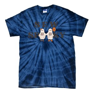 Sew Spooky Halloween Sewing Cute Ghoul Tie-Dye T-Shirt