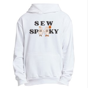 Sew Spooky Halloween Sewing Cute Ghoul Urban Pullover Hoodie