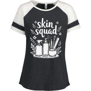 Skincare Squad Health Skin Acne Treatment Dermatologist Enza Ladies Jersey Colorblock Tee